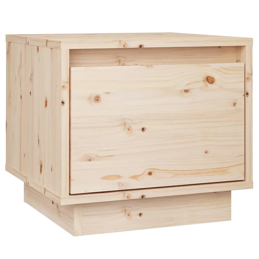 Tables de chevet 2 pcs 35x34x32 cm Bois de pin solide - 7