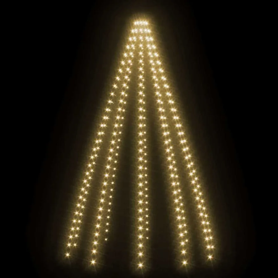 Guirlande lumineuse filet d'arbre de Noël 300 LED 300 cm - 4