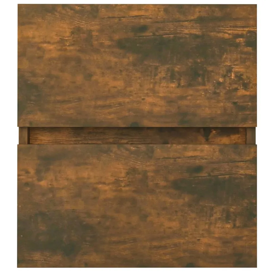 Armoire d'évier Chêne fumé 41x38,5x45 cm Bois d'ingénierie - 5