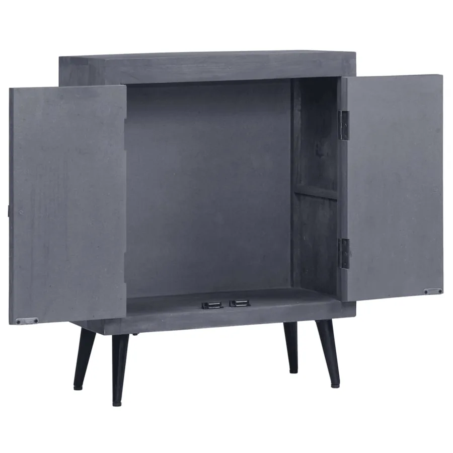 Buffet Bois solide de manguier 60x30x76 cm - 2