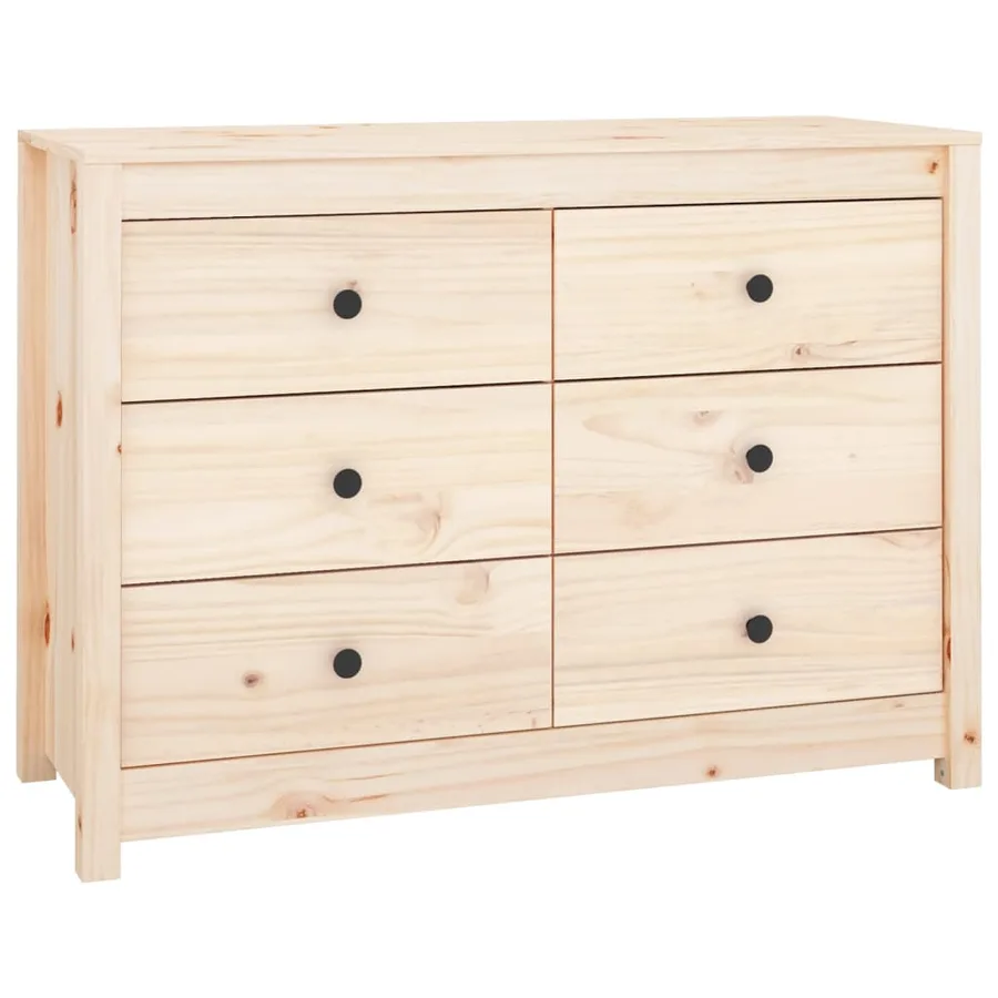 Armoire latérale 100x40x72 cm Bois de pin massif - 2