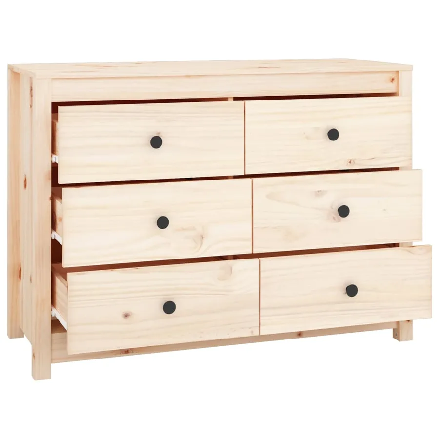 Armoire latérale 100x40x72 cm Bois de pin massif - 3