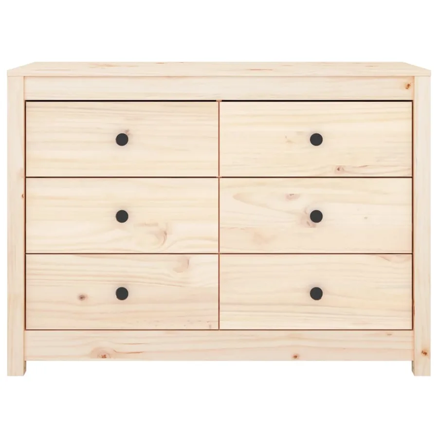 Armoire latérale 100x40x72 cm Bois de pin massif - 4
