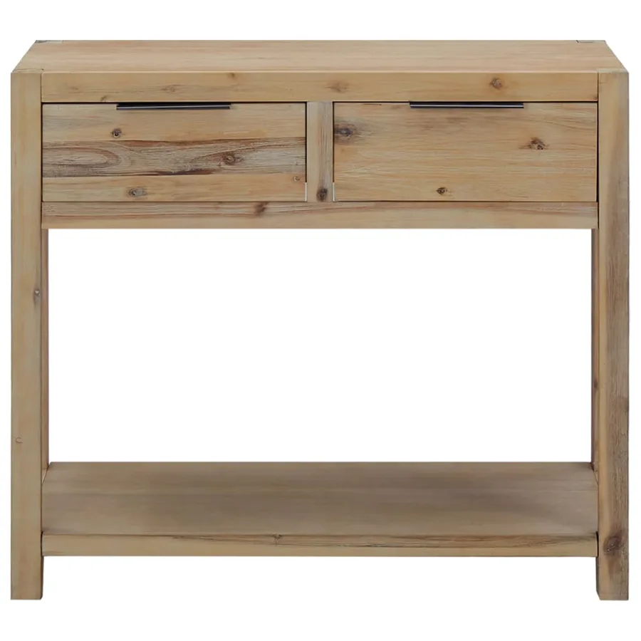 Table console 82x33x73 cm Bois d'acacia massif - 3