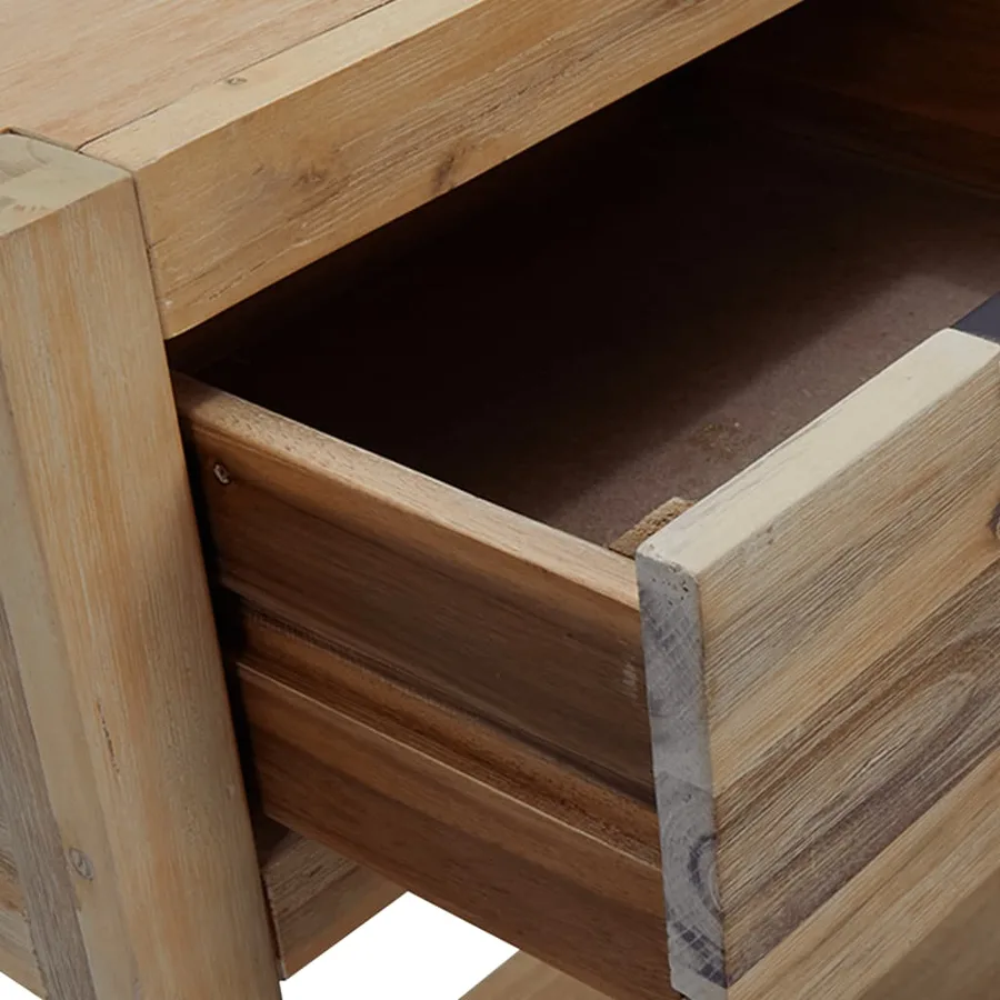 Table console 82x33x73 cm Bois d'acacia massif - 5