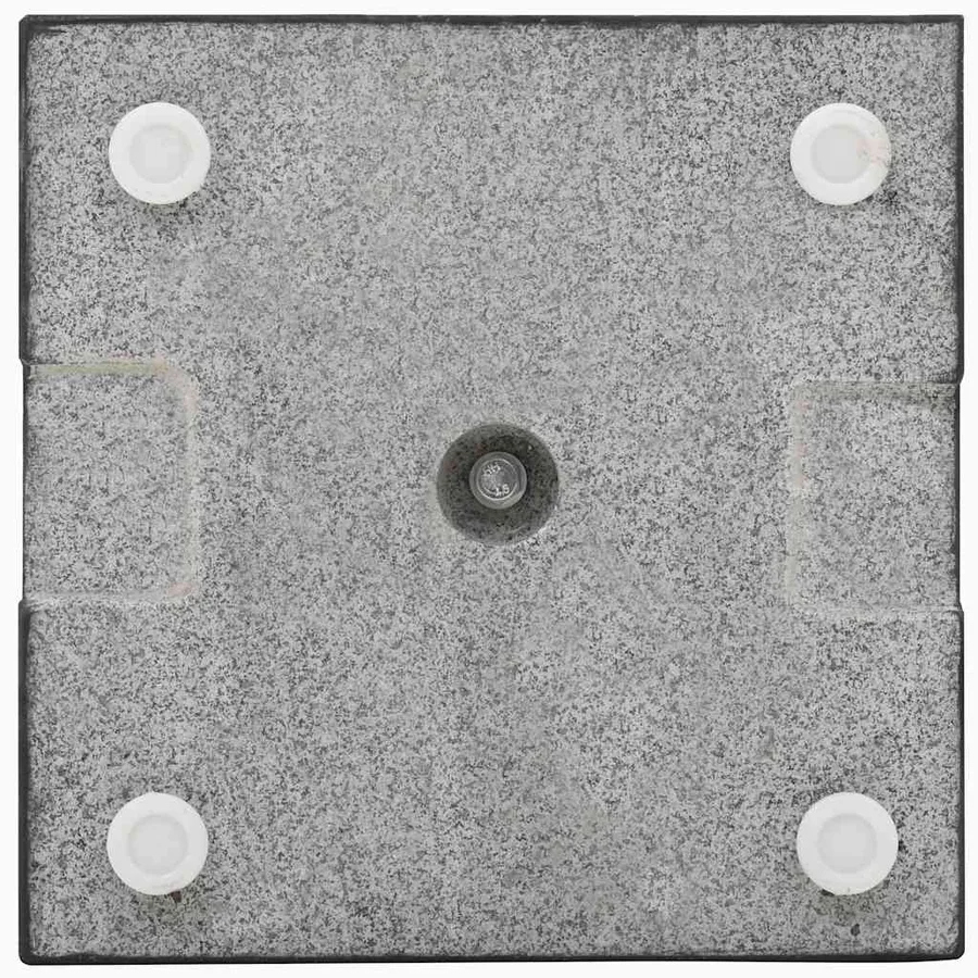 Socle de parasol Granite 20 kg Carré Noir - 4