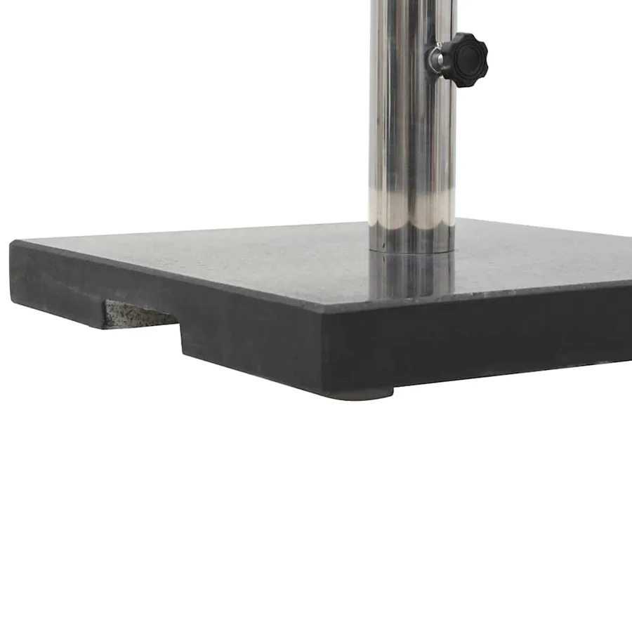 Socle de parasol Granite 20 kg Carré Noir - 6