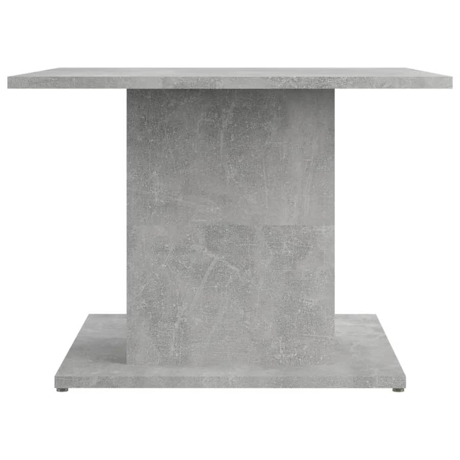 Table basse gris béton 55,5x55,5x40 cm bois d'ingénierie - 5
