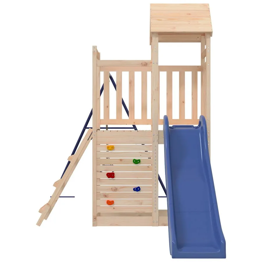 Aire de jeux d'extérieur bois de pin massif - 4