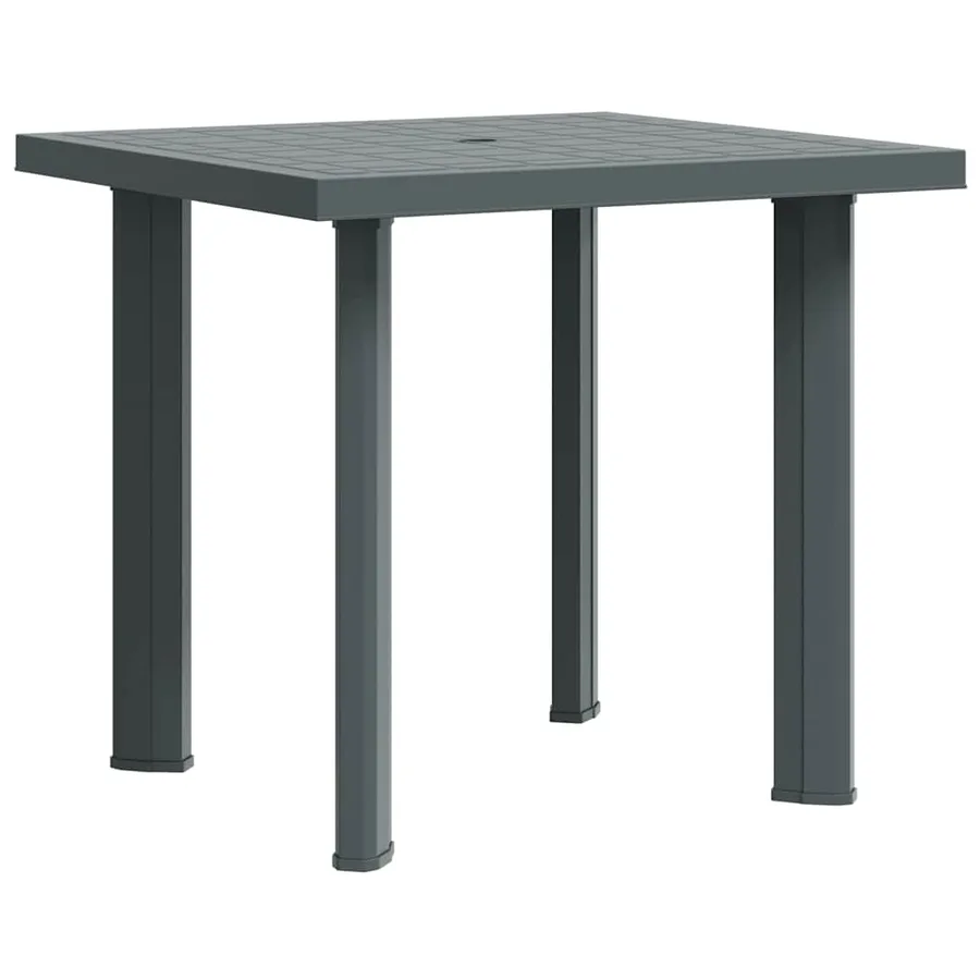 Table de jardin Vert 80x75x72 cm Plastique - 5