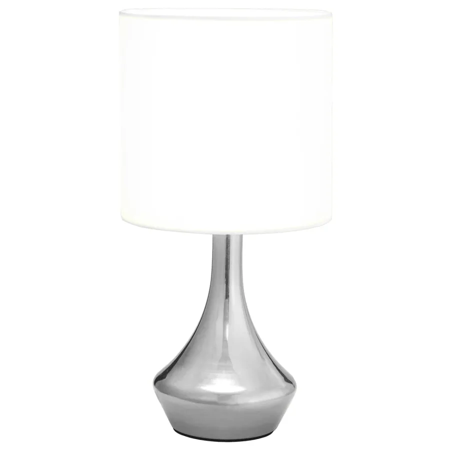 Lampes de table 2 pcs Bouton tactile Blanc E14 - 4