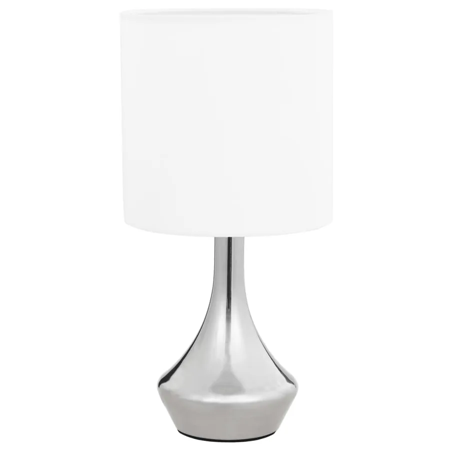Lampes de table 2 pcs Bouton tactile Blanc E14 - 5
