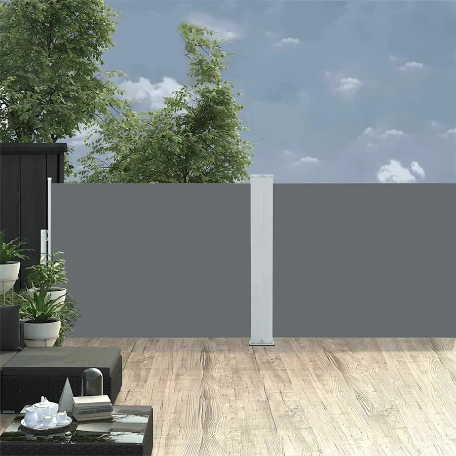 Auvent latéral rétractable Anthracite 100 x 1000 cm - 3