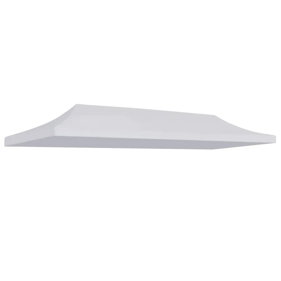 Toit de tente de réception 3 x 6 m Blanc - 2
