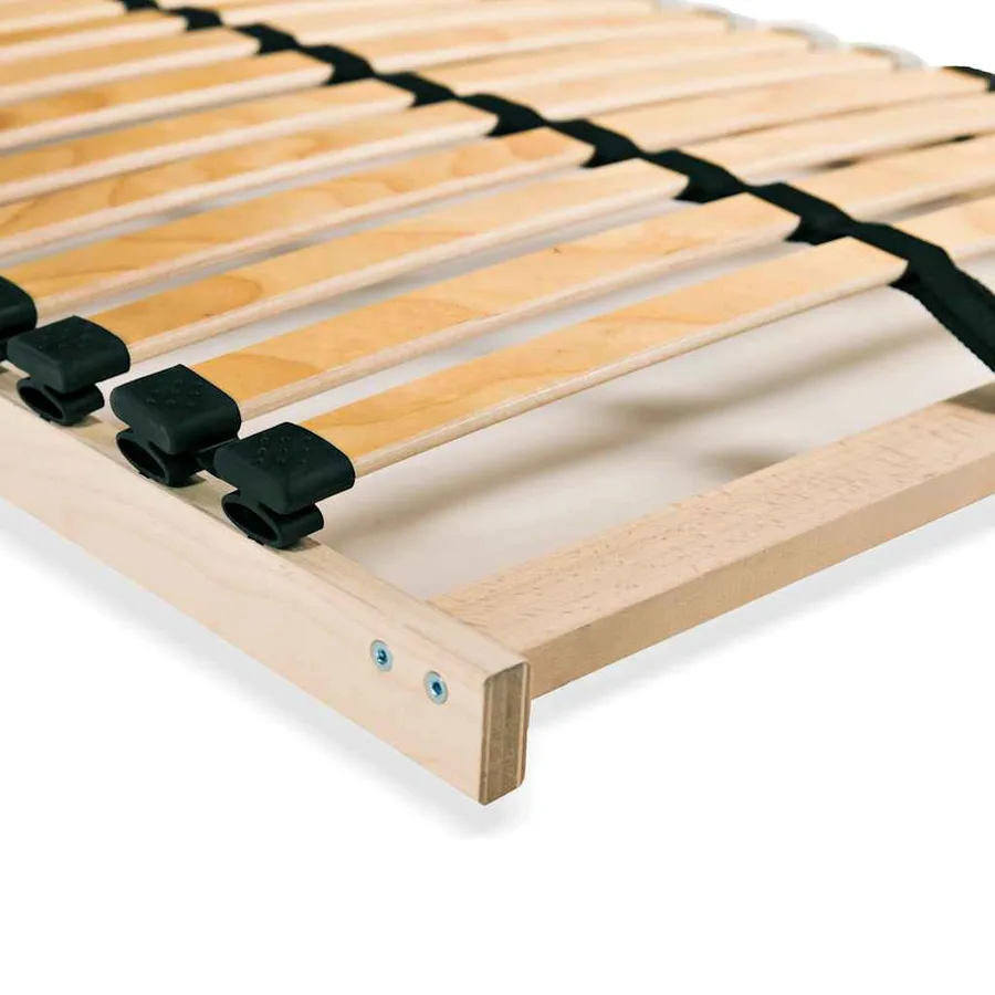 Sommier à lattes sans matelas avec 28 lattes 7 zones 80x200 cm - 7