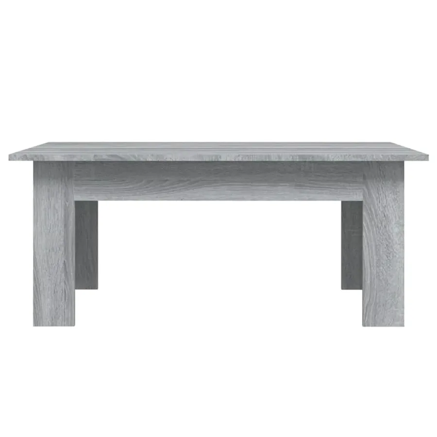Table basse Sonoma gris 100x60x42 cm Bois d'ingénierie - 5