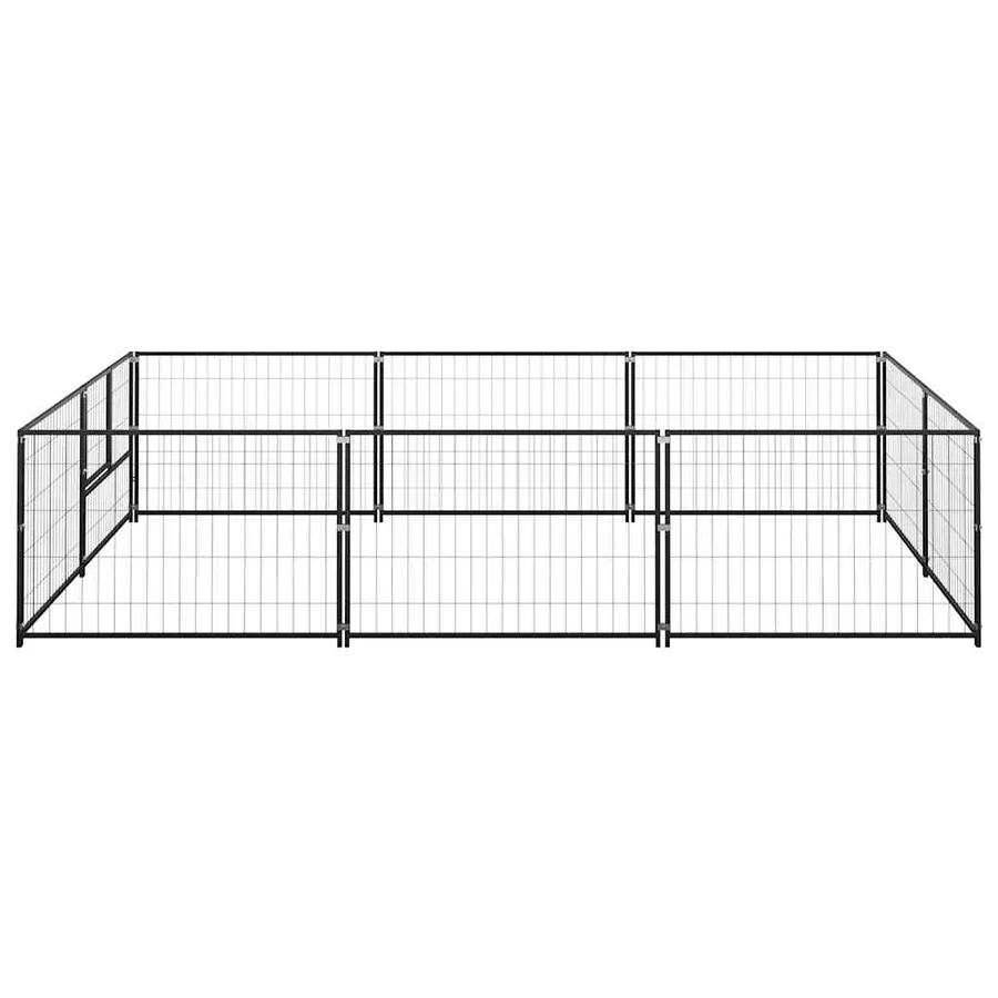 Chenil Noir 6 m² Acier - 4