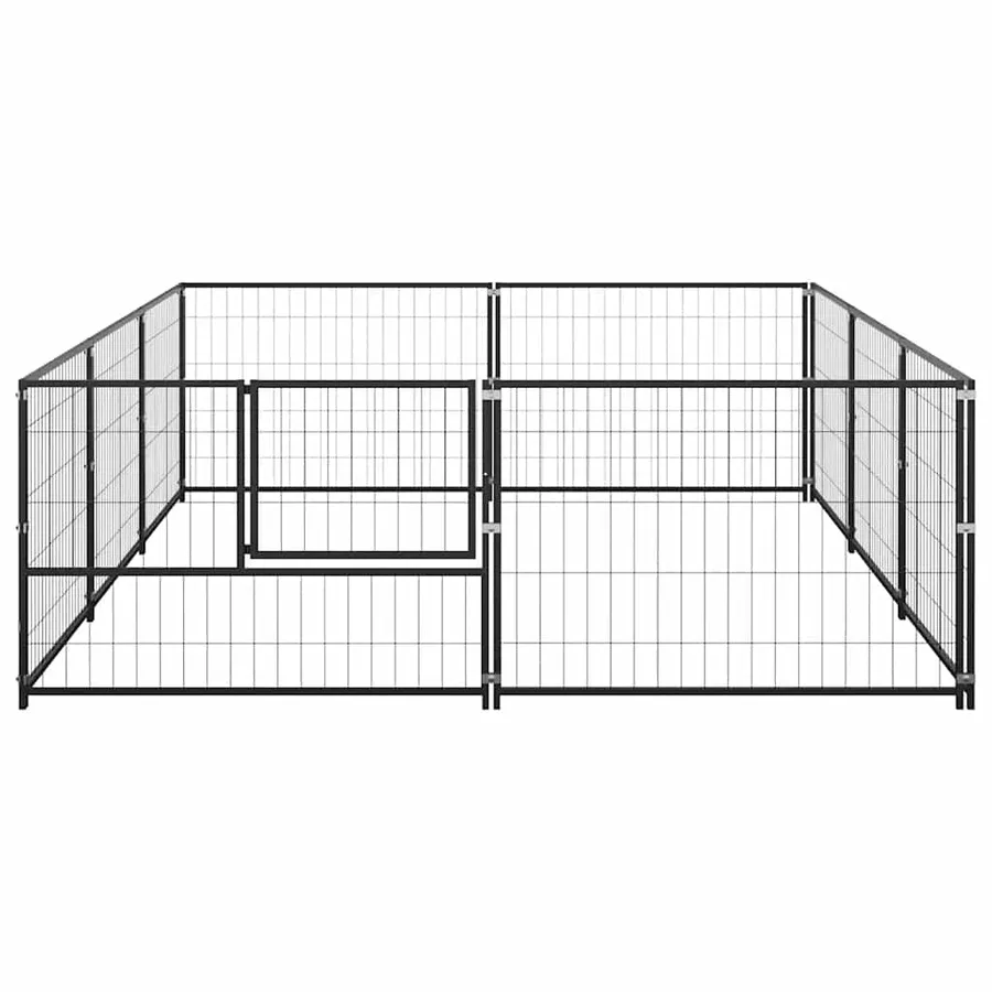 Chenil Noir 6 m² Acier - 5