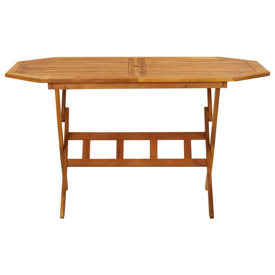 Ensemble à manger de jardin 7 pcs Bois d'acacia massif - 4