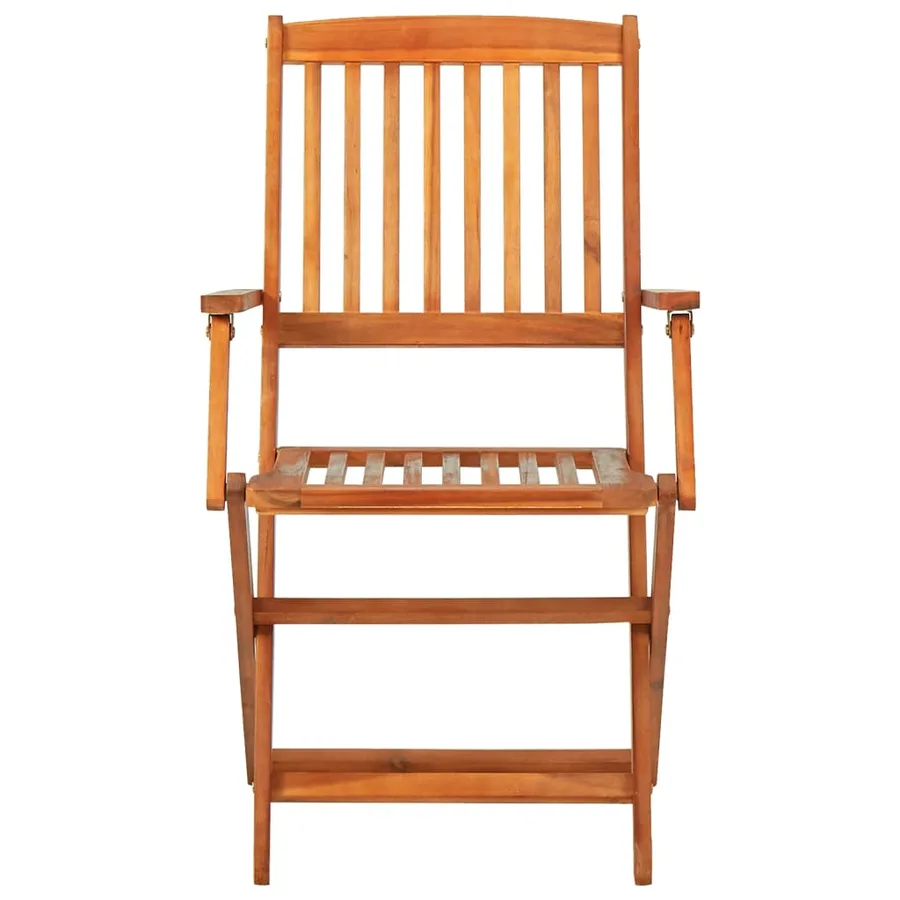 Ensemble à manger de jardin 7 pcs Bois d'acacia massif - 6