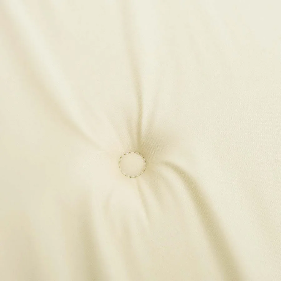 Coussin de chaise de terrasse crème (75+105)x50x4 cm - 6
