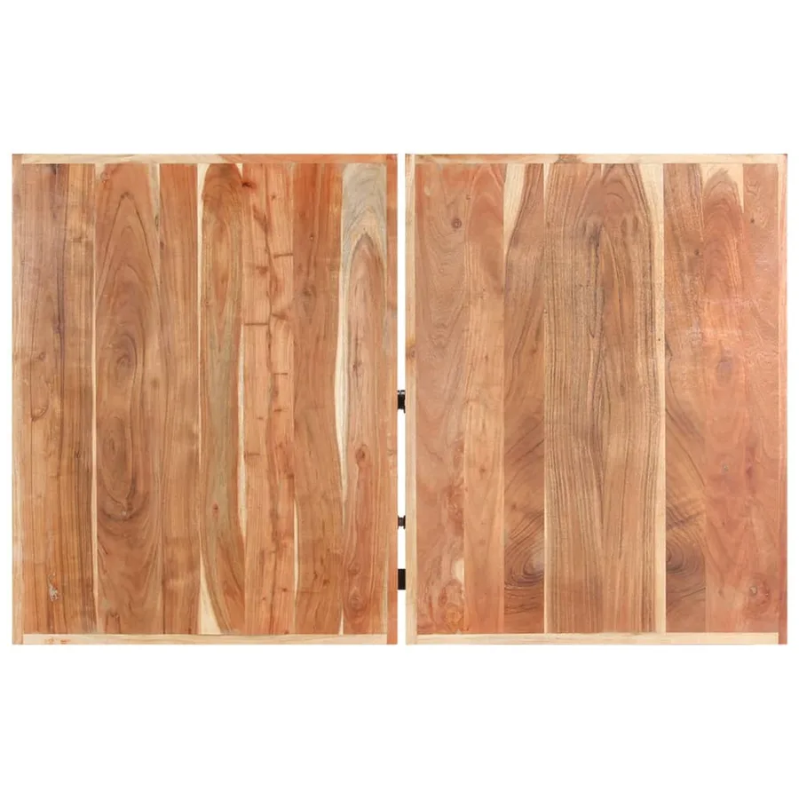 Table basse 142x90x42 cm Bois d'acacia massif - 3