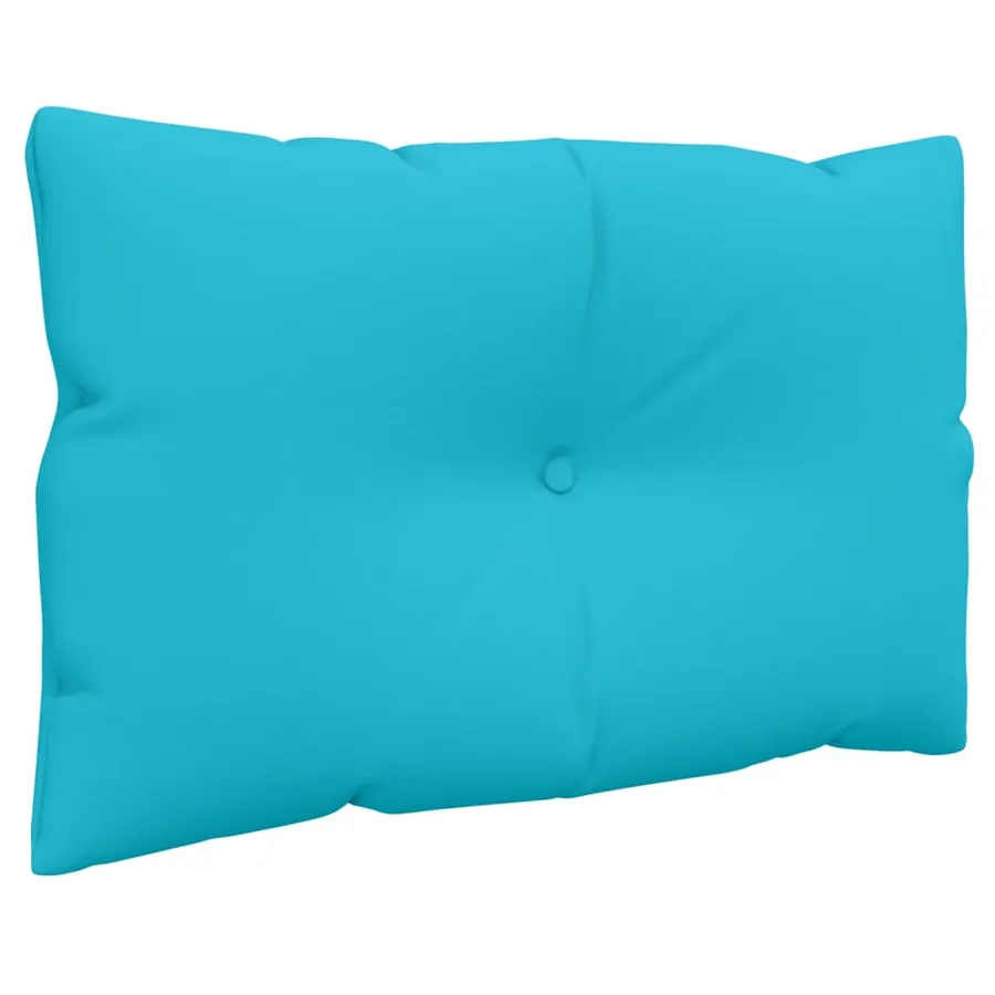 Coussins de palette lot de 3 turquoise tissu Oxford - 6