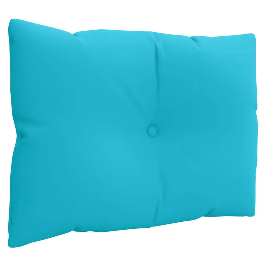 Coussins de palette lot de 3 turquoise tissu Oxford - 7