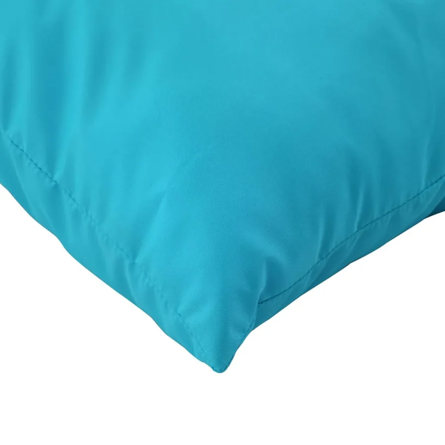 Coussins de palette lot de 3 turquoise tissu Oxford - 8
