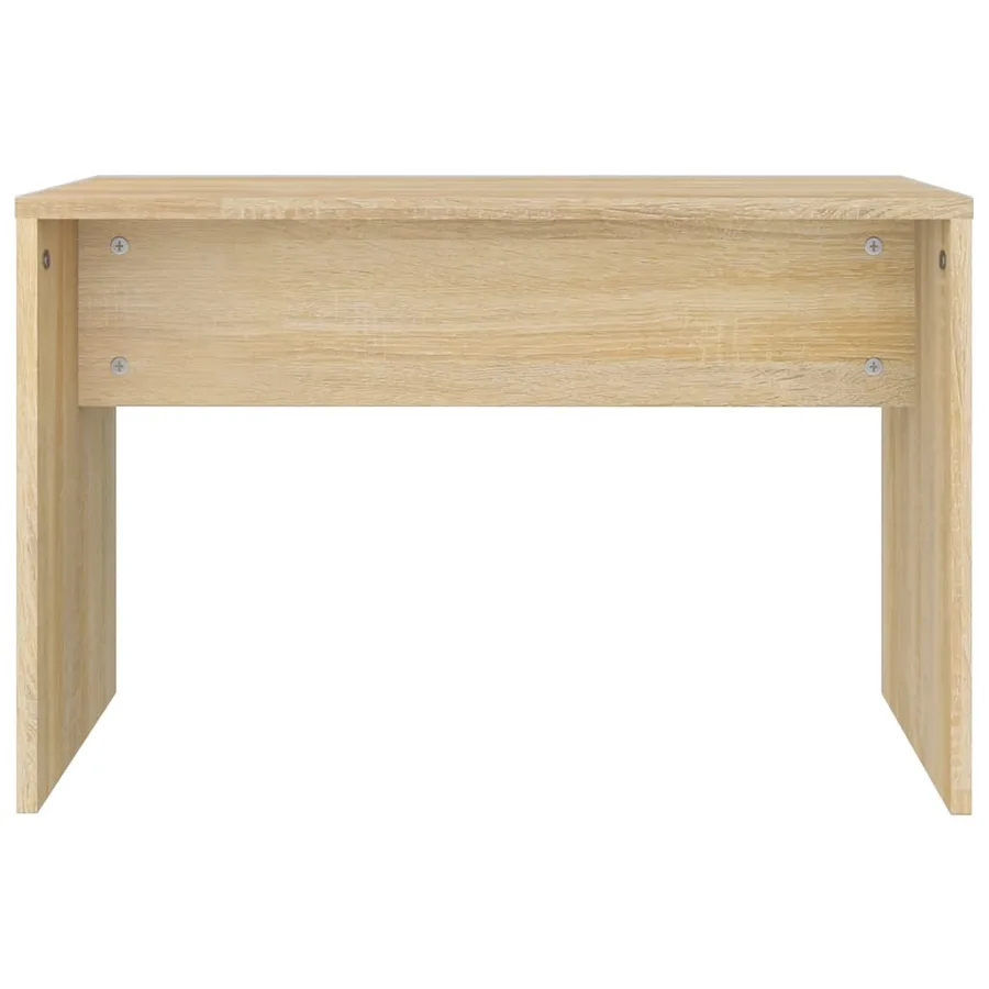 Tabouret de toilette Chêne sonoma 70x35x45 cm Bois d'ingénierie - 4
