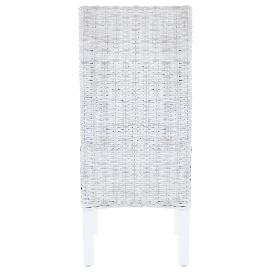 Chaise à manger lot de 6 rotin Kubu et bois de manguier - 5