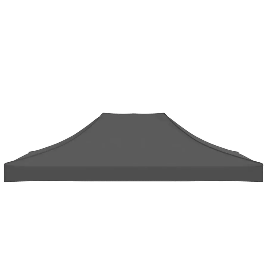 Toit de tente de réception 4x3 m Anthracite 270 g/m² - 4