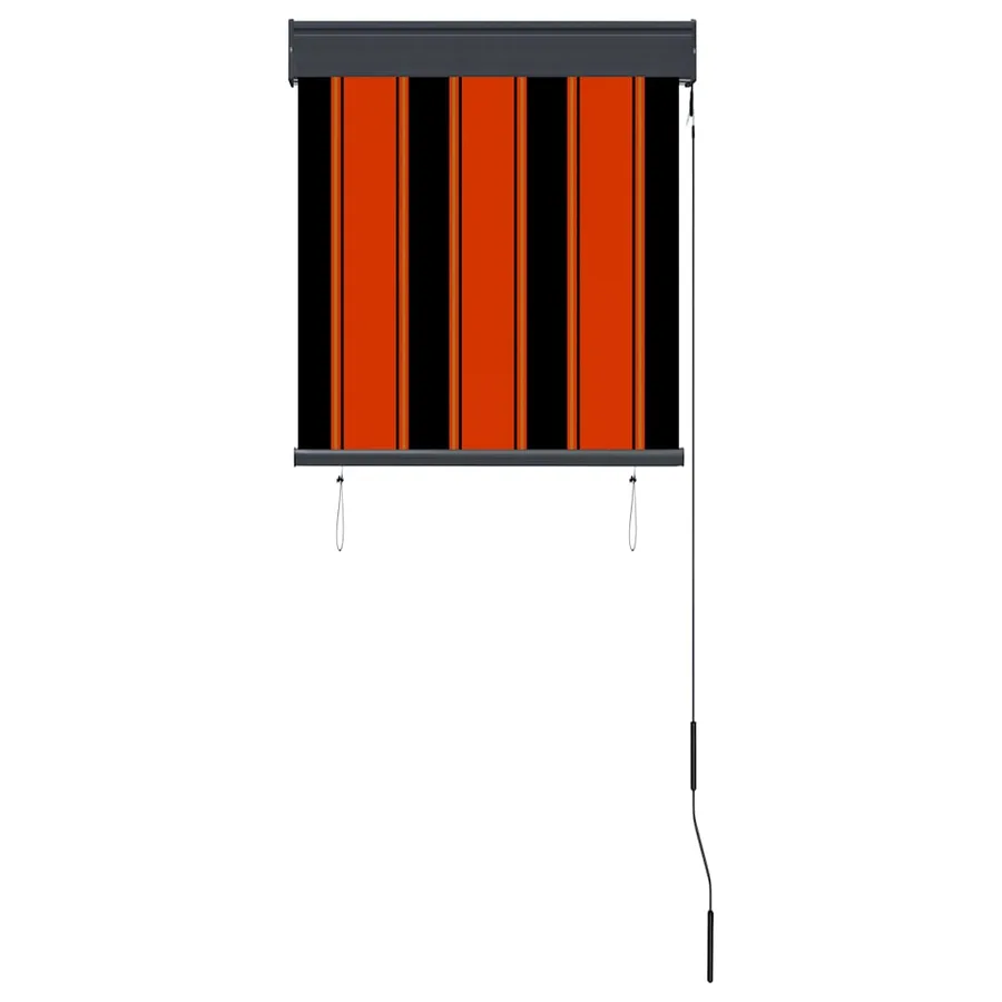 Store roulant d'extérieur 60x250 cm Orange et marron - 4