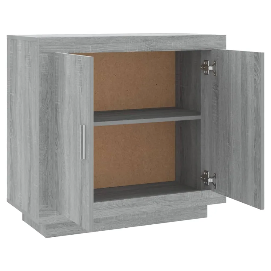 Buffet Sonoma gris 80x40x75 cm Bois d'ingénierie - 6