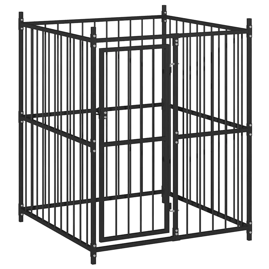 Chenil extérieur pour chiens 120 x 120 x 150 cm - 2