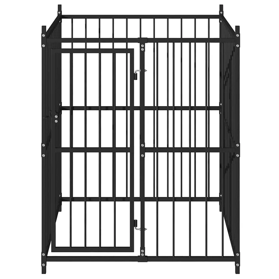 Chenil extérieur pour chiens 120 x 120 x 150 cm - 3