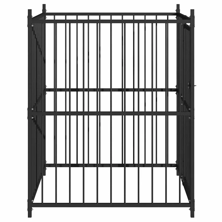 Chenil extérieur pour chiens 120 x 120 x 150 cm - 4