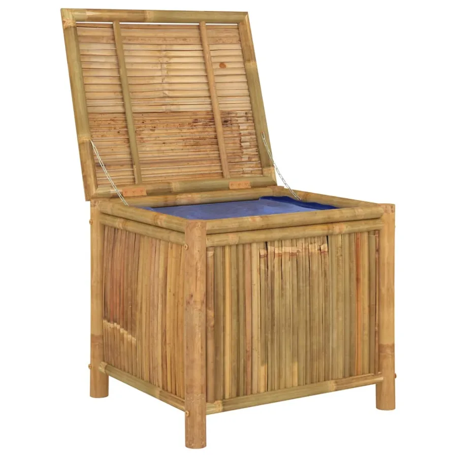 Boîte de rangement de jardin 60x52x55 cm Bambou - 5