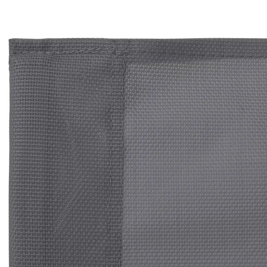Salon de jardin 4 pcs Tissu et acier Gris - 5