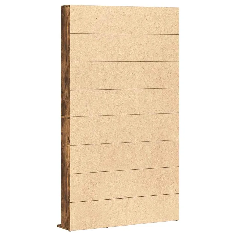Armoire à CD Chêne fumé 102x23x177,5 cm Bois d'ingénierie - 7