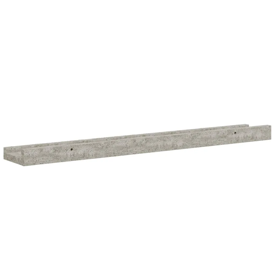 Étagères murales 2 pcs Gris béton 60x9x3 cm - 8