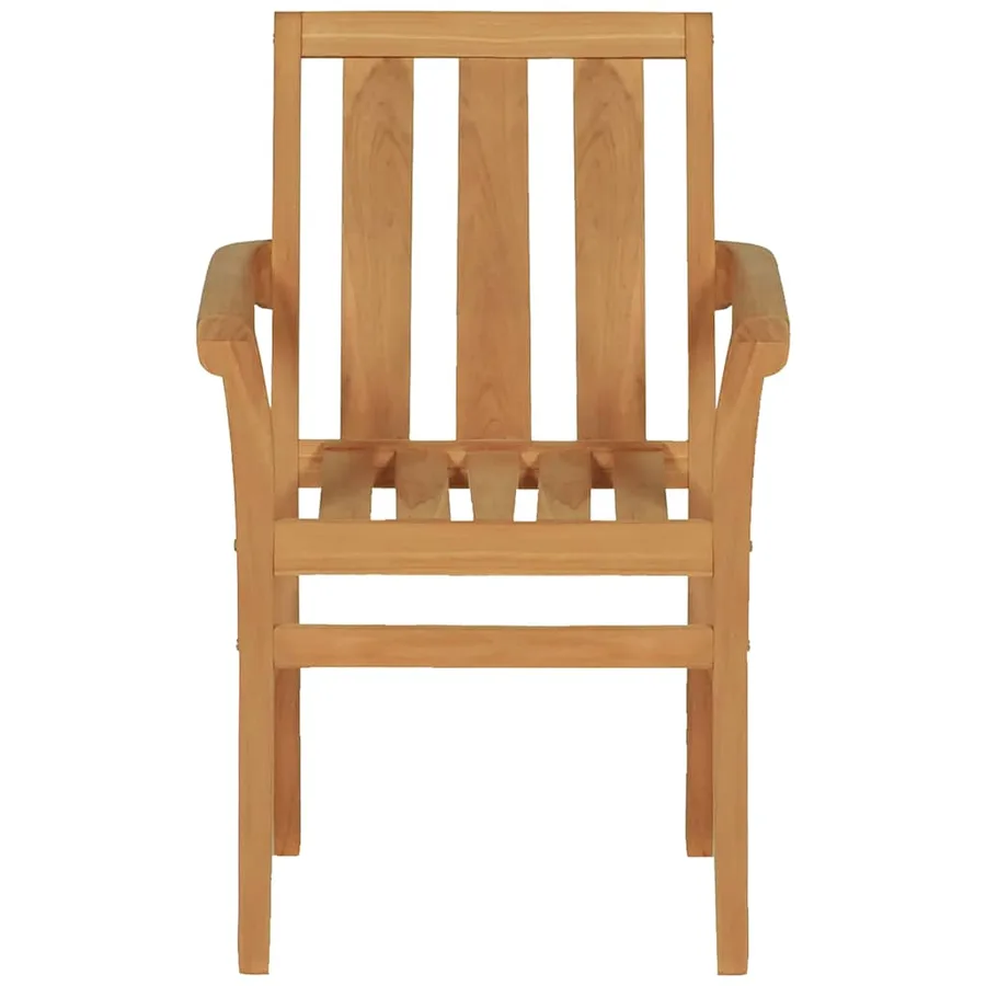 Ensemble à manger de jardin 5 pcs Bois de teck massif - 11