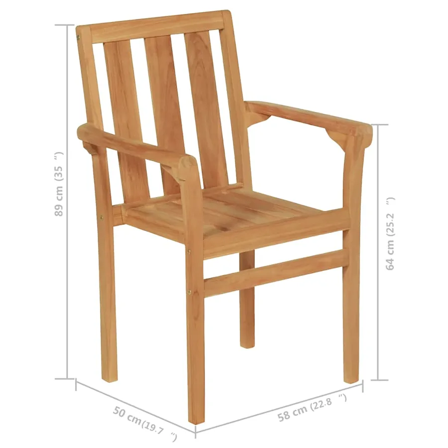 Ensemble à manger de jardin 5 pcs Bois de teck massif - 14