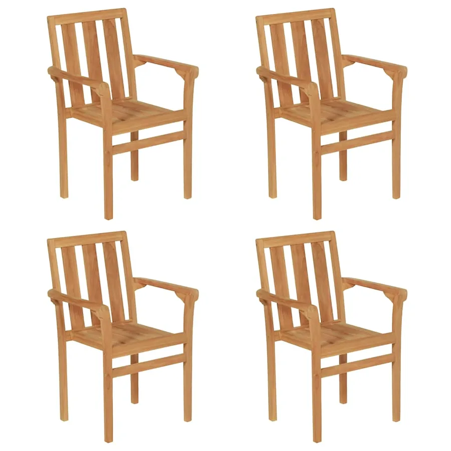 Ensemble à manger de jardin 5 pcs Bois de teck massif - 9