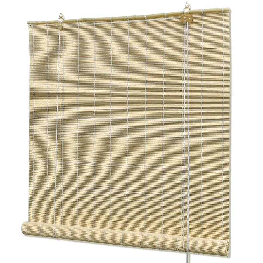 Store roulant en bambou 100 x 220 cm Naturel - 2
