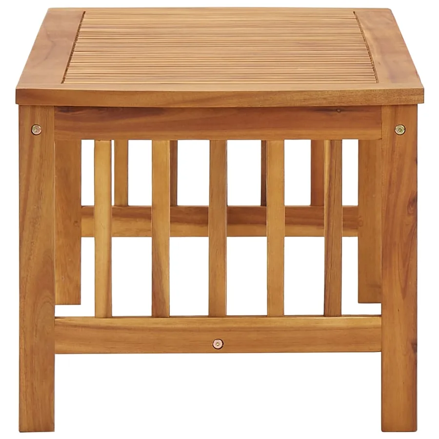 Table basse 102x50x43 cm Bois d'acacia solide - 3
