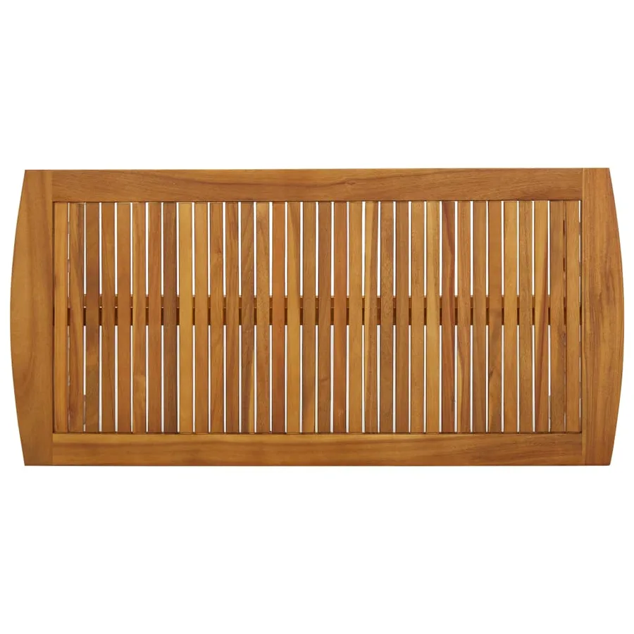 Table basse 102x50x43 cm Bois d'acacia solide - 4