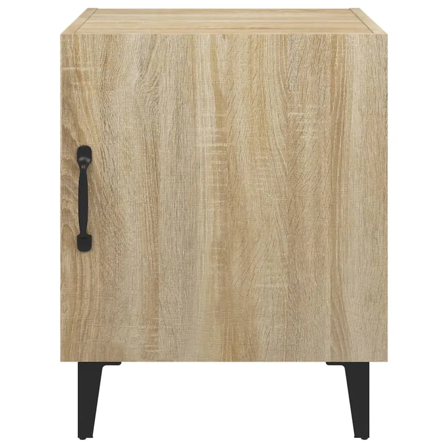 Tables de chevet 2 pcs Chêne Sonoma Bois d'ingénierie - 4