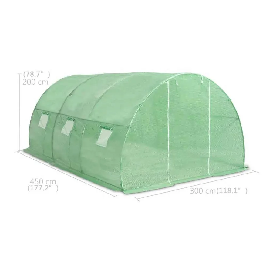 Serre 13,5 m² 450x300x200 cm - 12