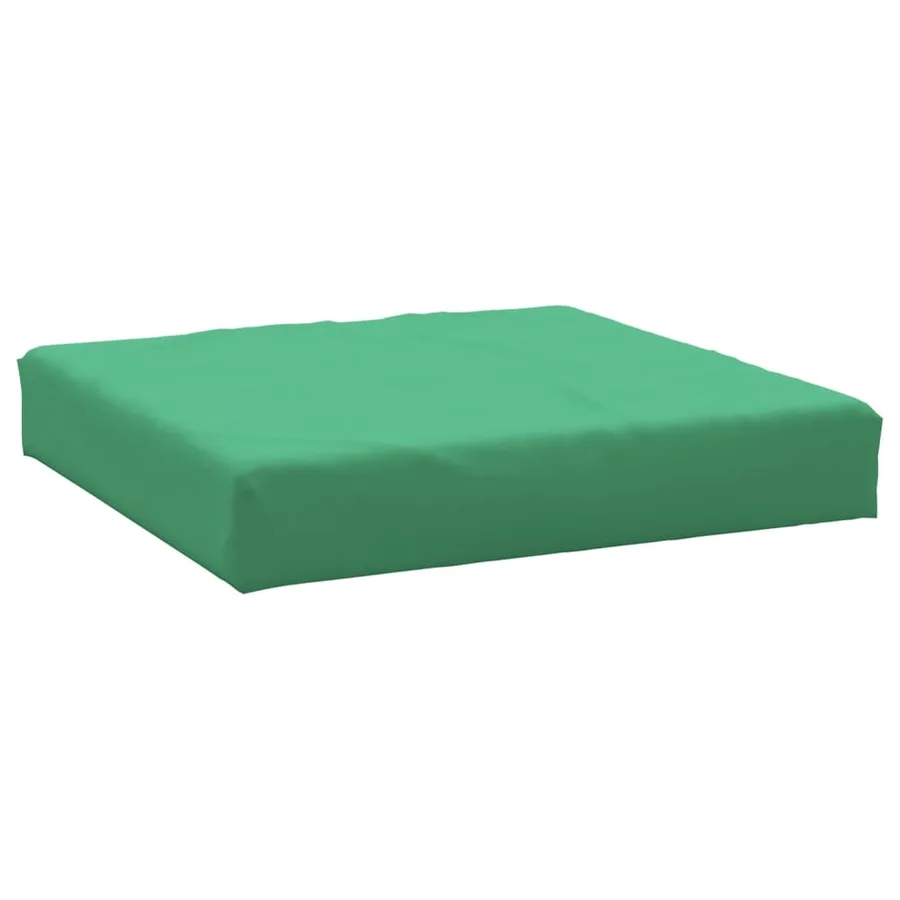 Coussins de palette lot de 3 vert tissu oxford - 5